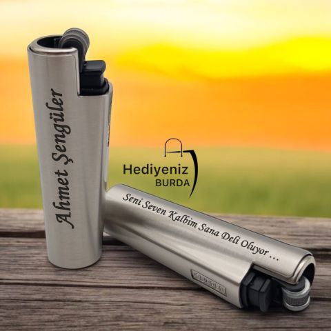 Clipper Metal Kılıflı Çakmak