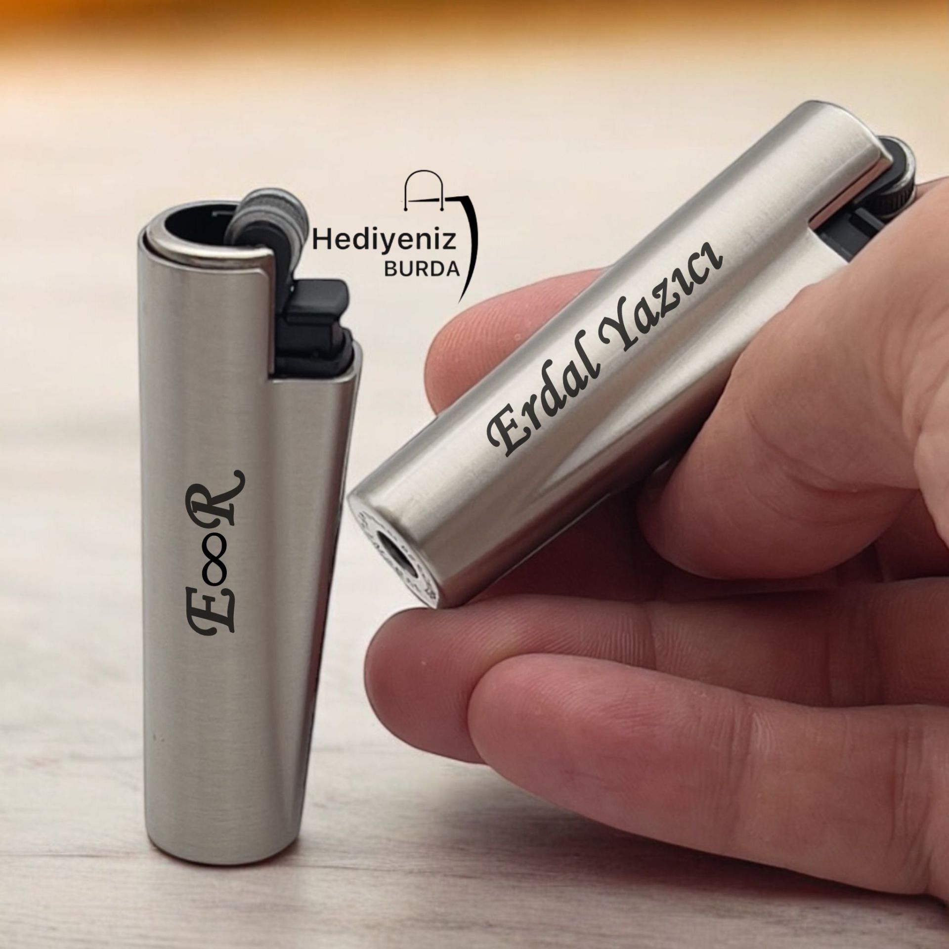 Clipper Metal Kılıflı Çakmak