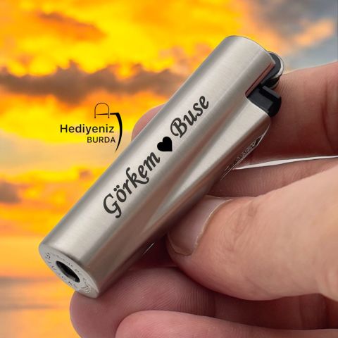 Clipper Metal Kılıflı Çakmak
