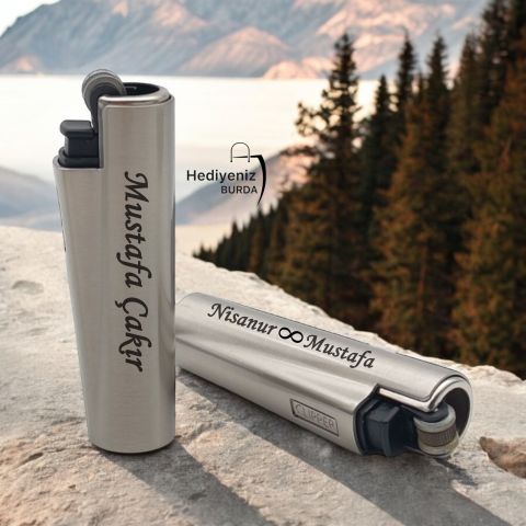 Clipper Metal Kılıflı Çakmak