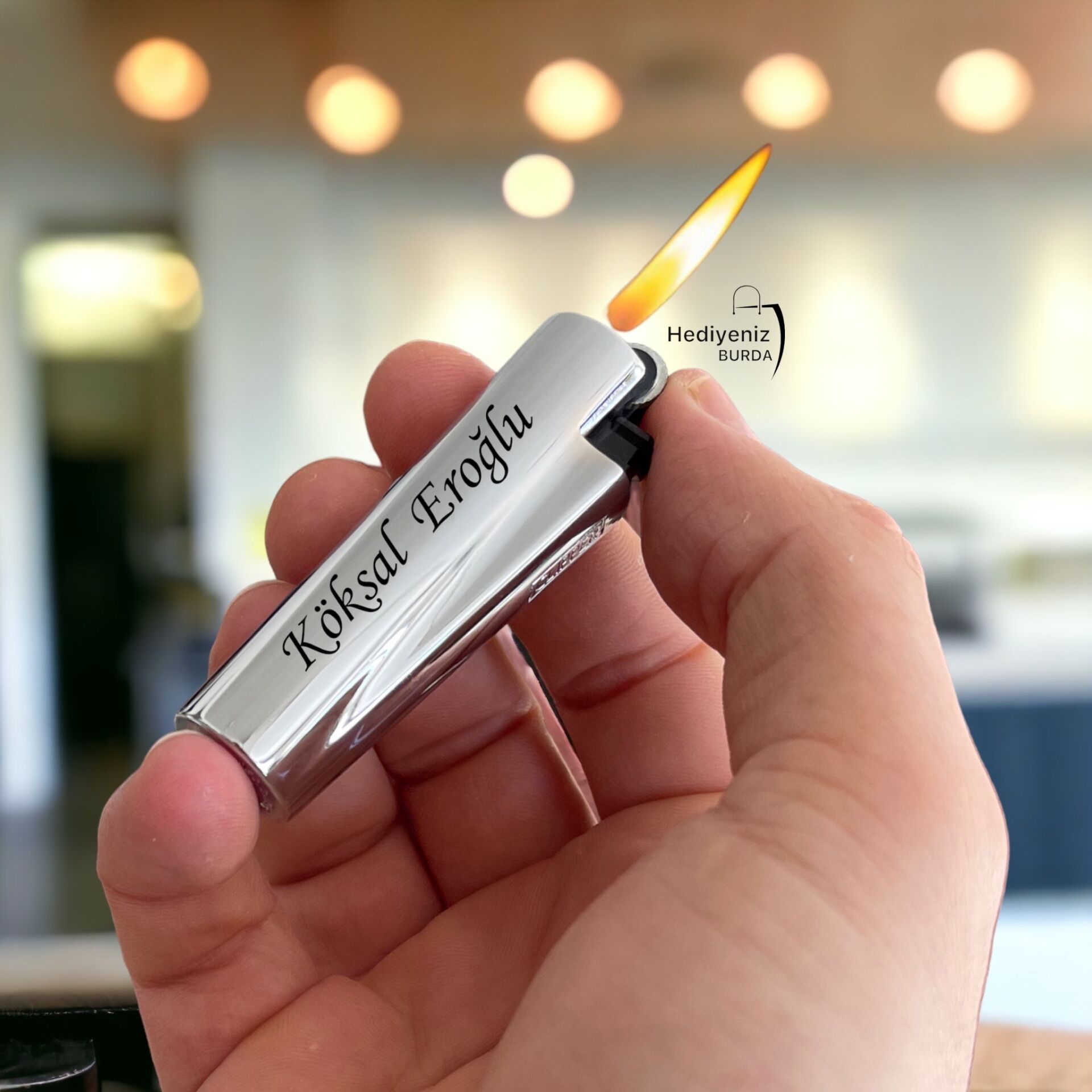 Clipper Metal Kılıflı Çakmak