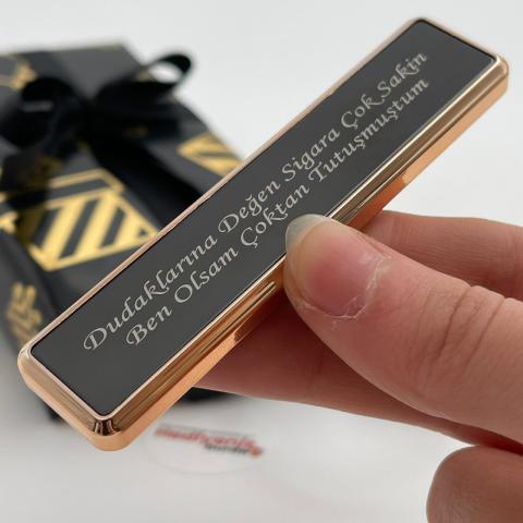 Silvio Monetti İsme Özel Usb Şarjlı Çakmak