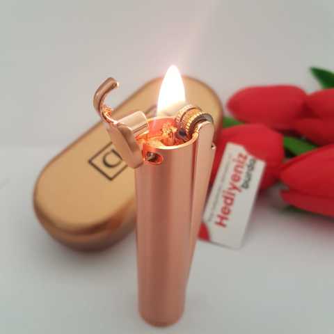 İsme Öel Benzinli Metal Clipper Çakmak