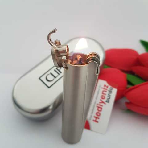 İsme Özel Benzinli Metal Clipper Çakmak
