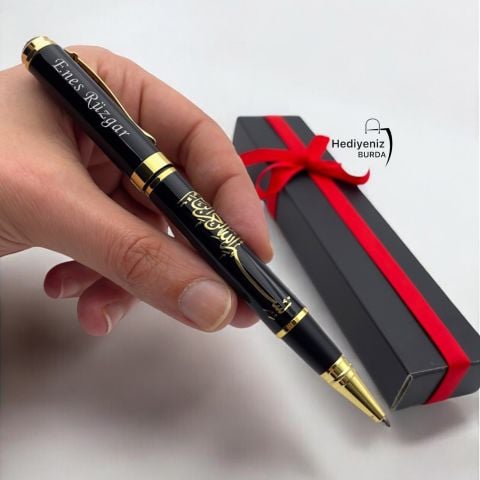 İsme Özel Metal  Besmele Roller Kalem