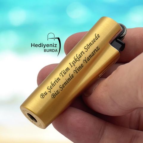 Clipper Metal Kılıflı Çakmak
