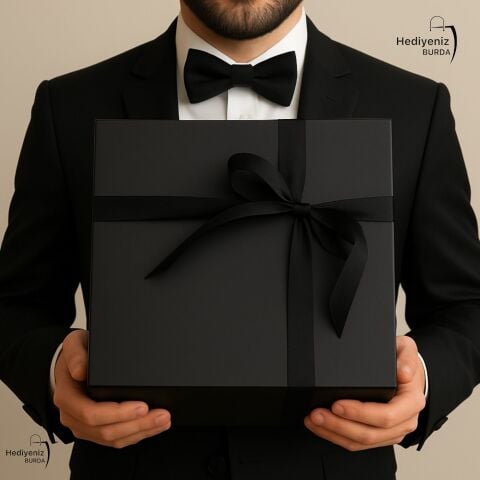 Hemen Kargo Lüks Hediye Seti, Çelik Termos Bardak, Tchibo Kahve, French Press, Seramik Kupa,