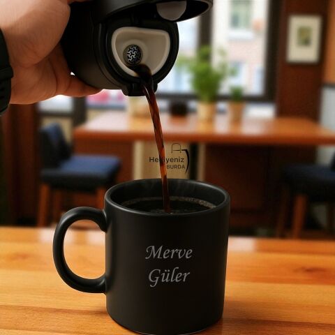 Hemen Kargo Lüks Hediye Seti, Çelik Termos Bardak, Filtre Kahve, French Press, Seramik Kupa